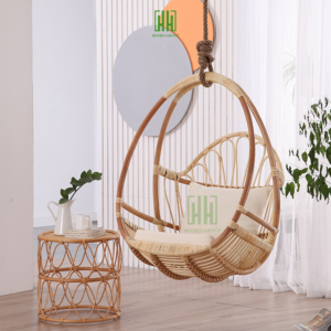 Xích đu mây cao cấp, decor sân vườn, ban công
