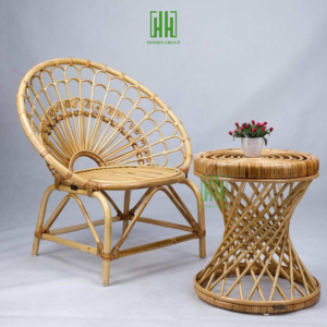 Ghế mây đuôi công mây tự nhiên hàng cao cấp dùng thư giãn ban công phòng khách phòng trà
