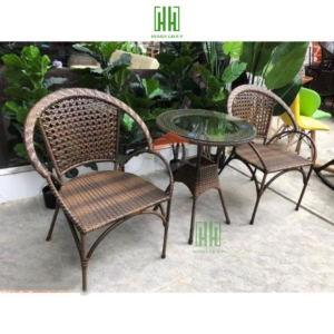 Bộ bàn mây nhựa