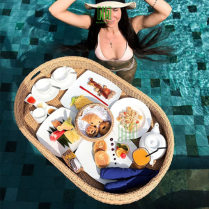 Khay nổi bể bơi