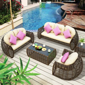 Bộ sofa mây nhựa