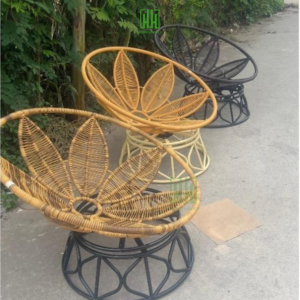 Papasan xoay hình bông hoa