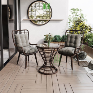 Bàn ghế ban công song to