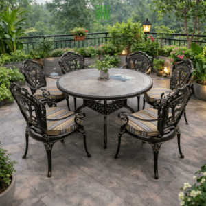 Bộ bàn ghế nhôm đúc